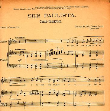 Canto Patriotico Ser Paulista