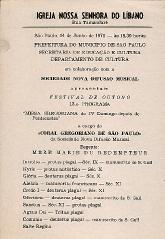 Canto Gregoriano Igreja Nossa Sra. do Libano SP